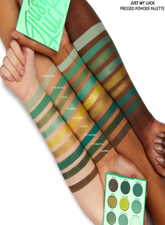 كالر بوب لوحة ظلال العيون الخضراء من كولوربوب "جاست ماي لاك" - لوحة ظلال عيون خضراء ومحايدة بلمسات نهائية مطفية ومعدنية - مكياج عيون عالي الصبغة بتركيبة تدوم طويلاً (0.3 أونصة) - Image 3