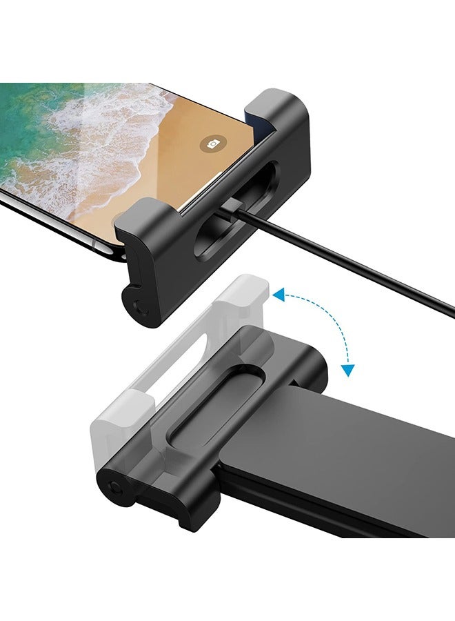 Car Tablet Headrest Holder - Car Back Seat Headrest Tablet Mount Stand for Kids, Road Trip Essentials, Compatible with iPad Pro Air Mini, Galaxy Tab, Other 5.5 to 8.6 Wide Devices, Black - Image 5