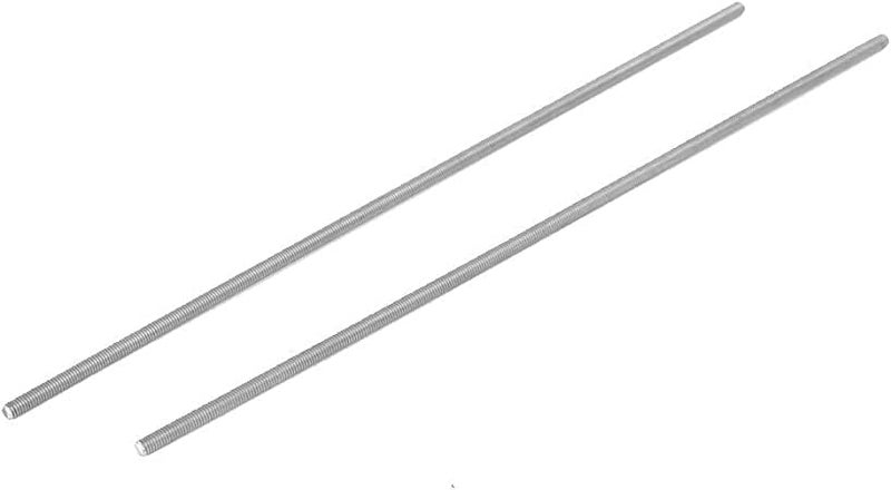 AQ AQSON أقواسون قضبان فولاذية مقاومة للصدأ 304 ملولبة بالكامل مثبتات M3 × 150 مم 0.5 مم خطوة (عبوة من 10) - Image 2