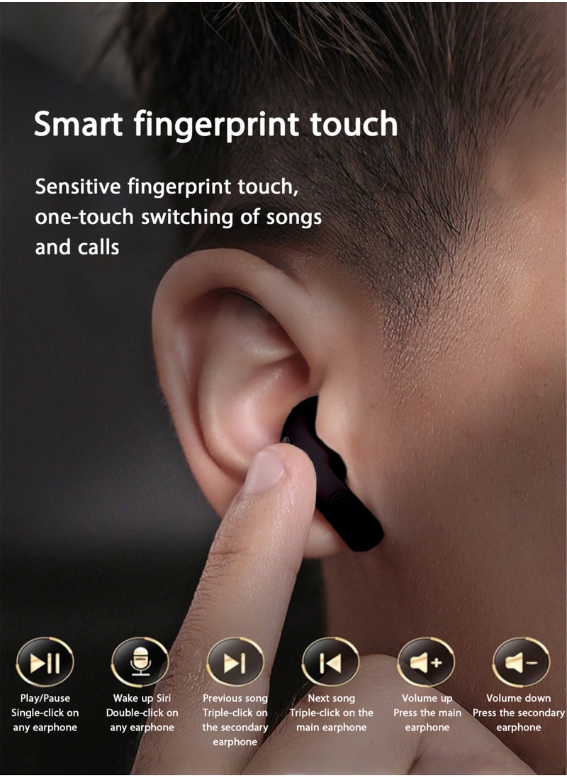 Jourvent Wireless earbuds, Active noise cancellation, High-resolution audio, 5.3 Bluetooth,IPX5 Rating USB-C charging  - Image 2