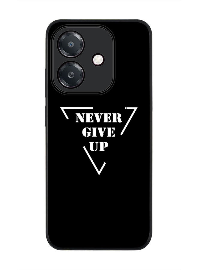 Stylizedd For Oppo A5i Case,Slim fit Camera Protection, Shockproof Thin Phone cover  - Never give up