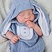 KUICEO Full Silicone Reborn Baby Dolls17 Inch Realistic Newborn Anatomically Correct Boy with Realistic Blood Vessels and SkinSilicone Full Body Lifelike BabyGreat Gift for Childrenwith Gift Box - Image 2