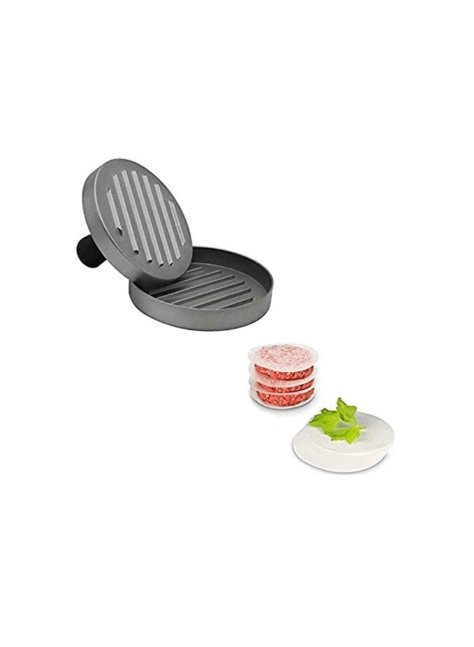 erorex 1 Set Round Shape Hamburger Press Aluminum Alloy Meat Beef Chef Cutlets Grill Burger Tools Kitchen Gadget - Image 4