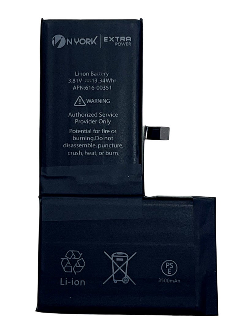 NYORK Extra Power Battery For iPhone X 3500 mAh - Image 2