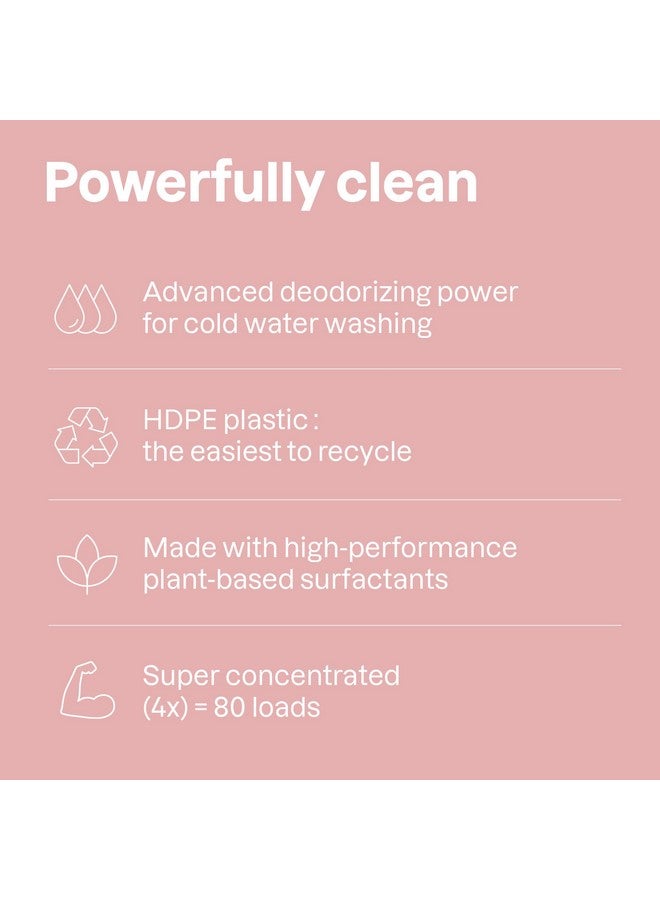 Attitude منظف غسيل الأطفال السائل من ATTITUDE، معتمد من EWG، آمن لملابس الأطفال، للرضع وحديثي الولادة، صابون غسيل نباتي ومشتق طبيعياً، متوافق مع HE، بدون رائحة، 80 غسلة، 67.6 أونصة سائلة - Image 4