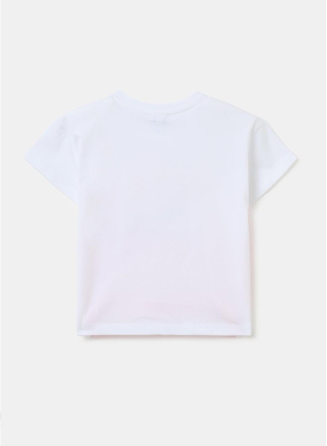 Ovs T-shirt with diamantÃ©s and Daisy Duck print - Image 2