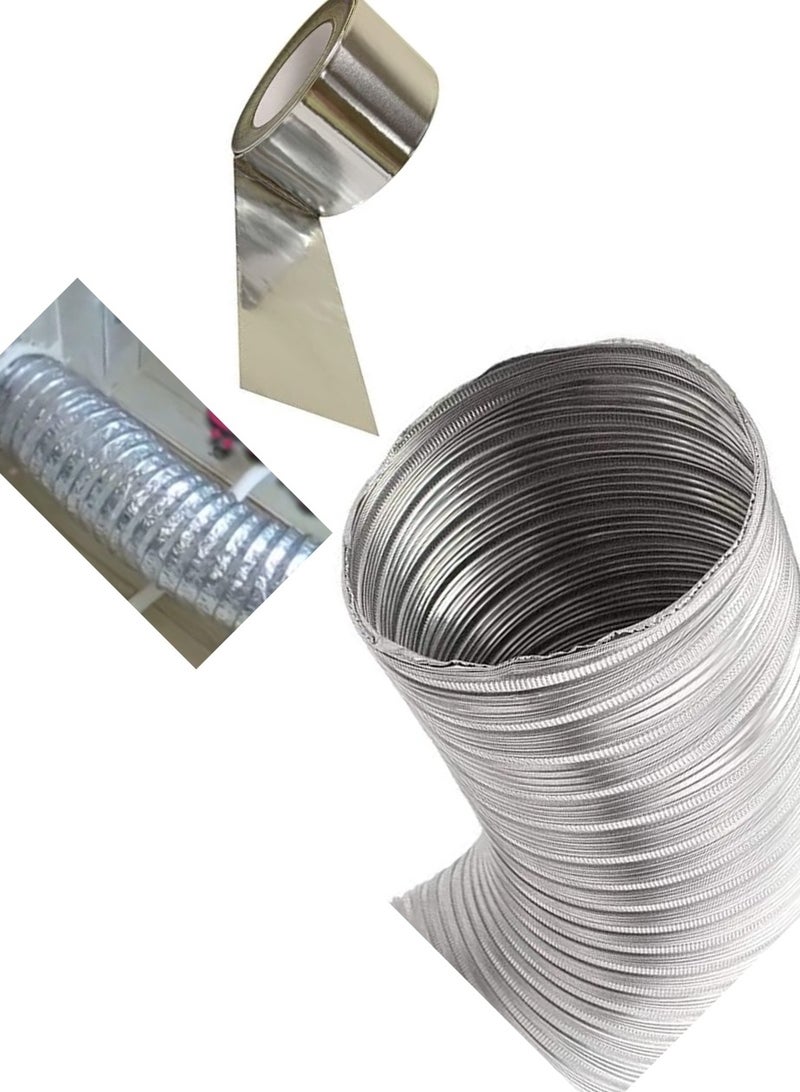 Shams Kitchen Chimney Hose 5 Meter 5 Inch - Chimney Exhaust Outlet with Special Splice Roll  - Image 2