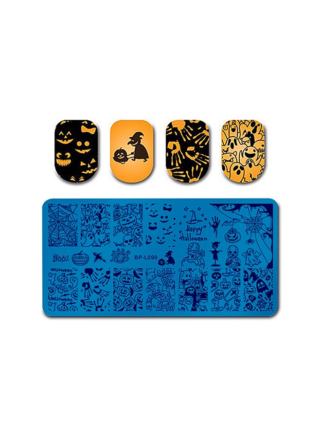 brunson أطباق الأظافر قوالب ختم الأظافر قوالب معدنية لتزيين الأظافر صور ختم الأظافر لصالون الأظافر DIY تزيين متوسط NSP BPL099