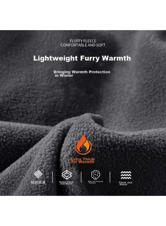 Geniolamode Men's Winter Double-sided Flannel Warm Casual Pants With Fleece Lining From Semir Group Black 3xl - Image 3