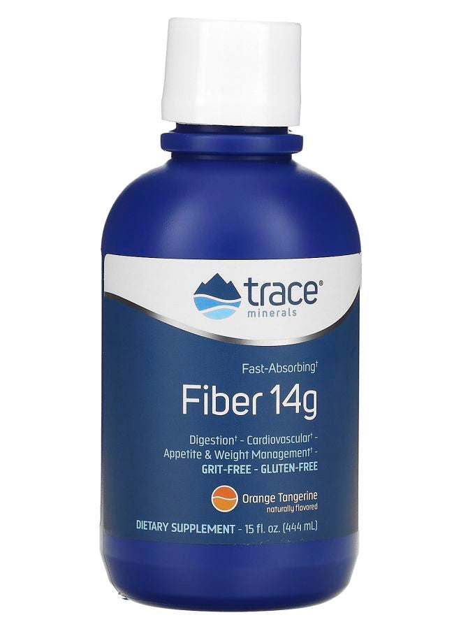 Trace Minerals Fiber Orange Tangerine 14 g 15 fl oz (444 ml)