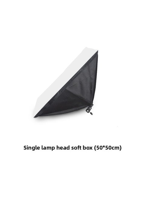 Led Studio Small Soft Light Photography Lamp Set Indoor Still Life Products Shooting Lighting Lamp A Generation Of Hair-Light Source Color:50*50 Soft Box