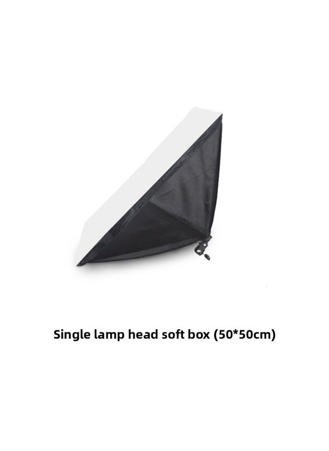 Led Studio Small Soft Light Photography Lamp Set Indoor Still Life Products Shooting Lighting Lamp A Generation Of Hair-Light Source Color:50*50 Soft Box