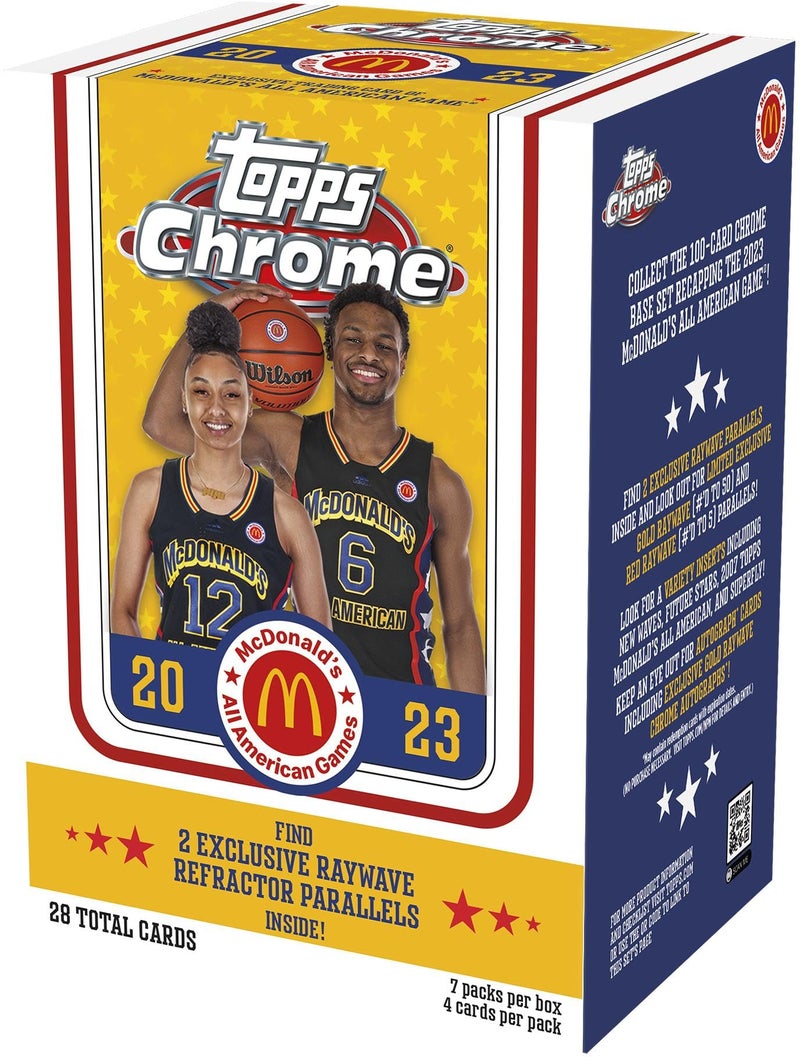 Topps 2023-24 Topps Chrome McDonalds All-American Basketball Blaster Box - Image 1