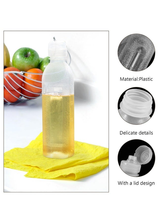 Hayat Comfort 2Pcs 500ml Condiment Squeeze Bottles, BPA-Free Squeeze Bottle with Flip Top Cap, Plastic Squeeze Bottles for Oil Sauce and Condiments for Kitchen Cooking and Food Decoration - Image 4