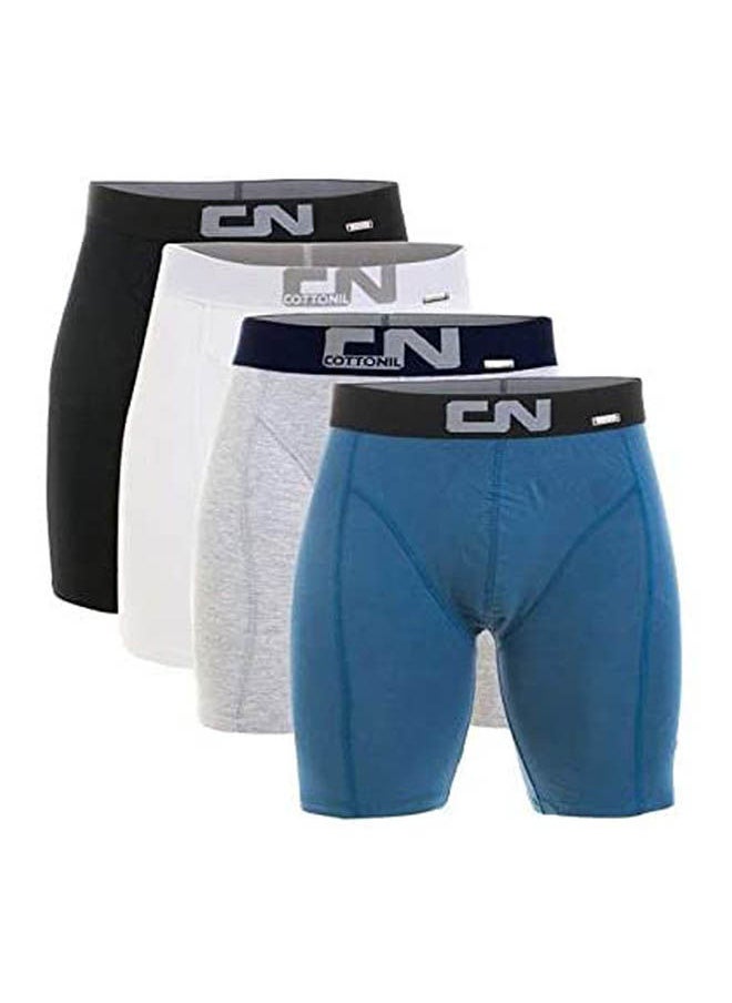 COTTONIL Basic Boxer Briefs Pack Of 4 