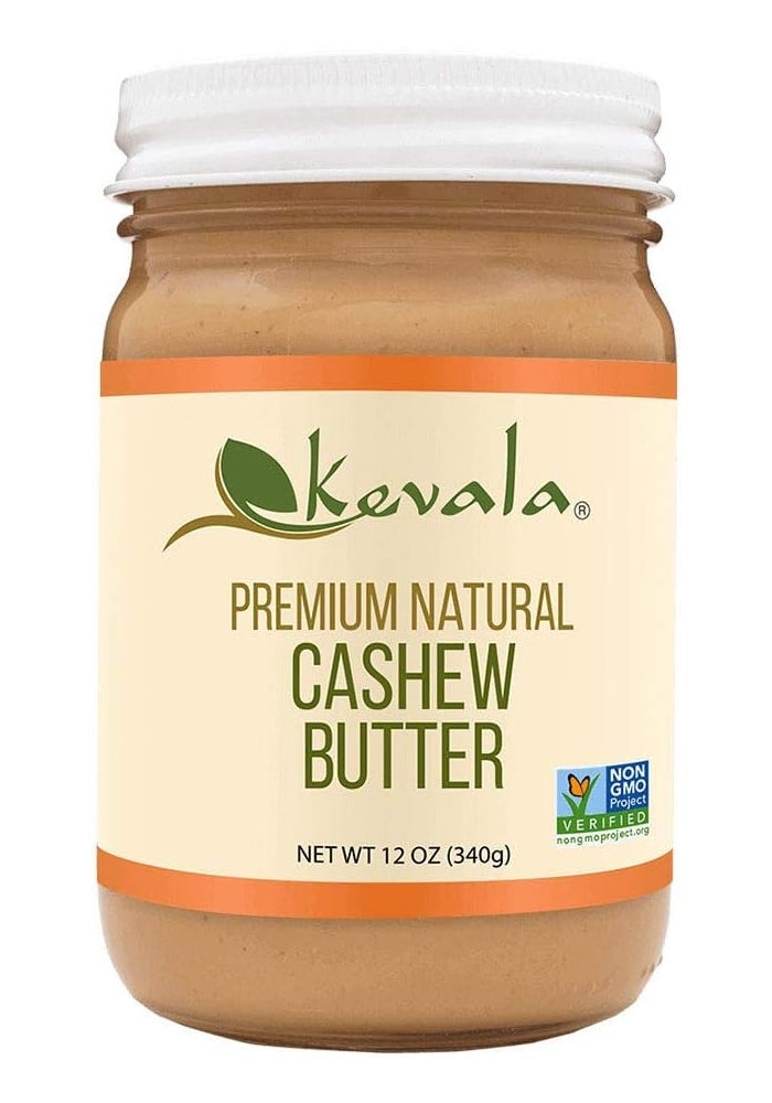 Kevala Cashew Butter - Spreadable Butter - Cashew Nuts Spread - Roasted Cashews - Creamy - No Sugar Added - Lactose Free Butter - Premium Natural - 12 oz - 340 g - Image 1