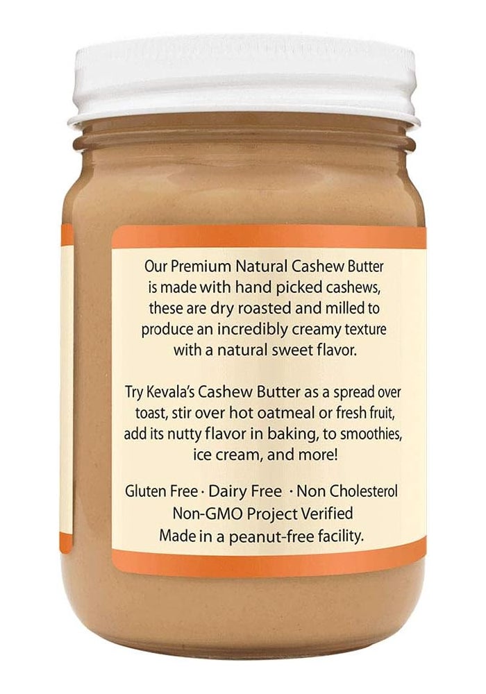Kevala Cashew Butter - Spreadable Butter - Cashew Nuts Spread - Roasted Cashews - Creamy - No Sugar Added - Lactose Free Butter - Premium Natural - 12 oz - 340 g - Image 3