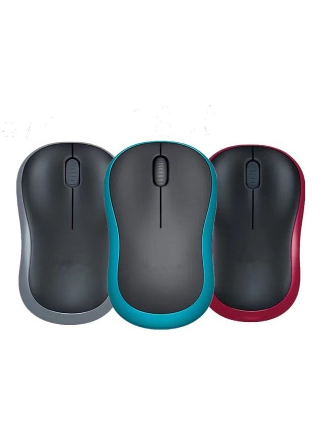 Generic - M185 Wireless Mouse Ergonomic Game Office Desktop Notebook Wireless Portable Mouse-Color:Gray Premium Version Matte - Image 1