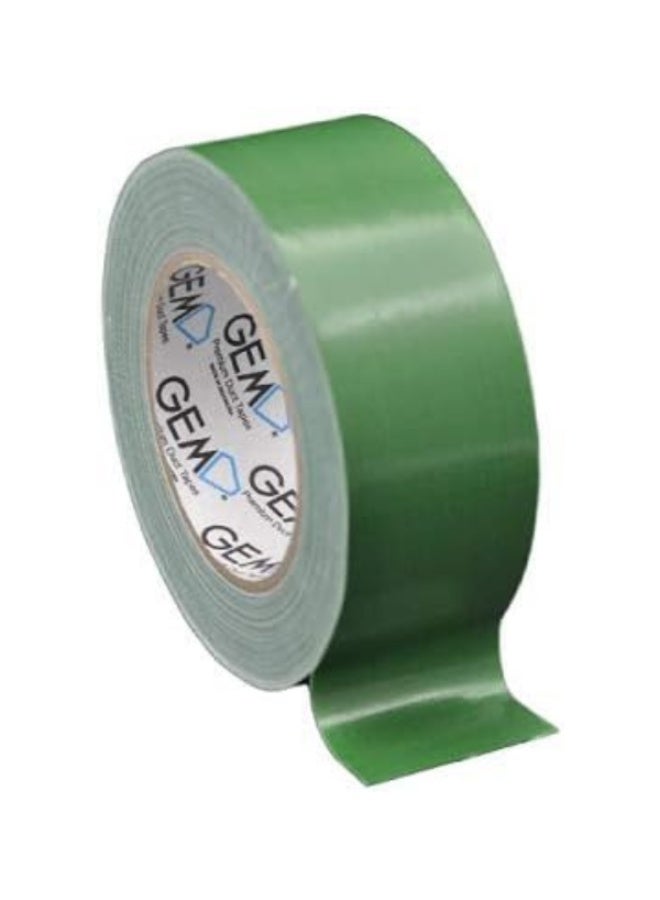 جم شريط لاصق دكت تيب جيم بريميوم، عرض 50 مم، طول 25 متر، لاصق قوي للغاية، لون أخضر - Image 2