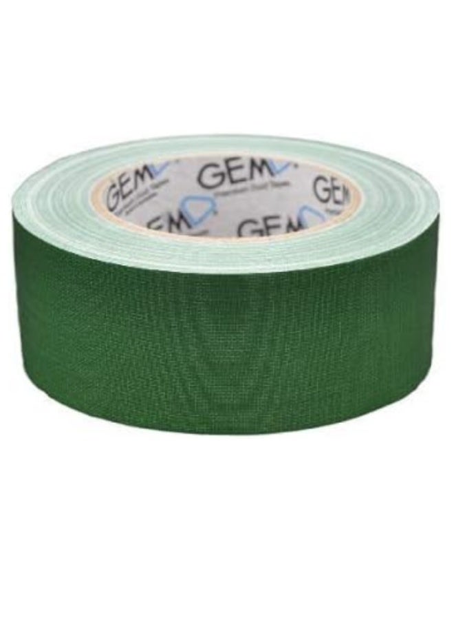 جم شريط لاصق دكت تيب جيم بريميوم، عرض 50 مم، طول 25 متر، لاصق قوي للغاية، لون أخضر - Image 1