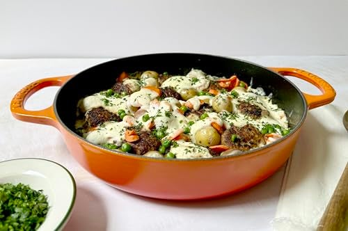 Le Creuset Signature Cast Iron Everyday Pan, 11", Marseille - Image 4