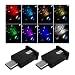Wevdn 2 PCS USB Type C LED Ambient Light Adjustable Brightness 8 Color RGB LED Interior Lighting Mini USB Night Atmosphere Lamp for Car Home Decoration Universal Car Interior Accessories - Image 2