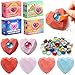 Gocozer Valentines Day Cards for Kids School 28 Pack Gemstone Dig Kit Heart Dig Blocks With Tools Valentines Greeting Cards Classroom Exchange Valentines Gifts Bulk Set for School Valentines Party - Image 2