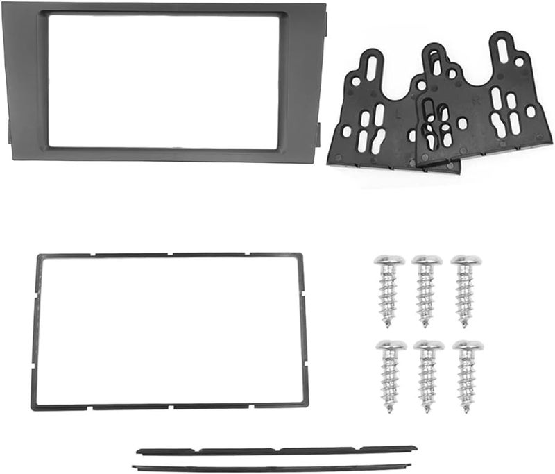 Double Din Stereo Facia Frame Panel Mount Kit For Audi A6 2002 2006 - Image 2