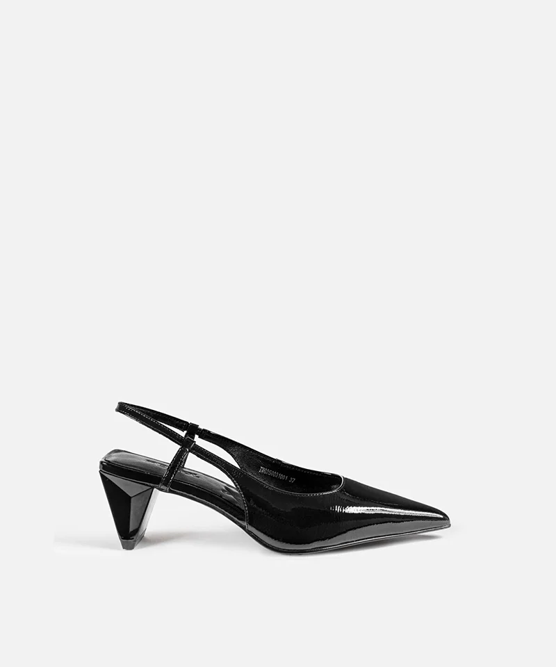 Ipekyol Leather Shoes with Geometric Heels