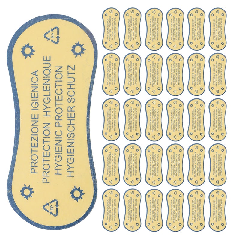 100pcs Swimsuit Protective Liners Clear Swimsuit Stickers Underpants Protective Stickers - Image 1