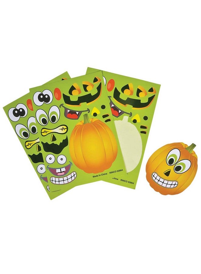 Rhode Island Novelty Make Jackolantern Sticker Face - Image 1