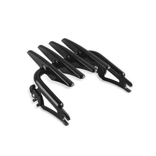 NOVALLA Detachable Stealth Luggage Rack Compatible for Harley Touring Street Glide Road King Electra Glide 2009-later (Black) - Image 2