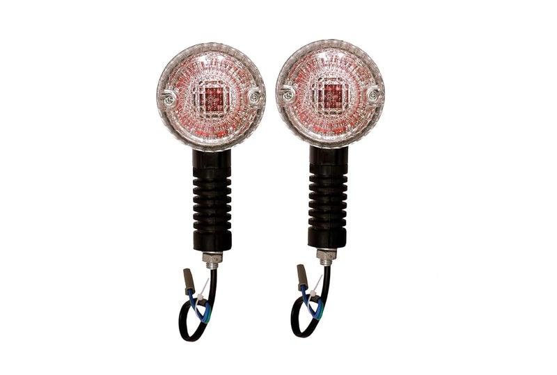 VTRUST Side, Rear Incandescent Indicator Lights for Bajaj Avenger 150, Avenger 200, Yellow, Pack of 2 - Image 1