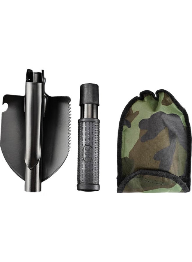 SupFire Multi-Functional Military Shovel, Life-Saving Iron Spade, Foldable Car-Mounted Military Shovel, Outdoor Camping Emergency Shovel, Hoe, And Pickaxe - Image 1
