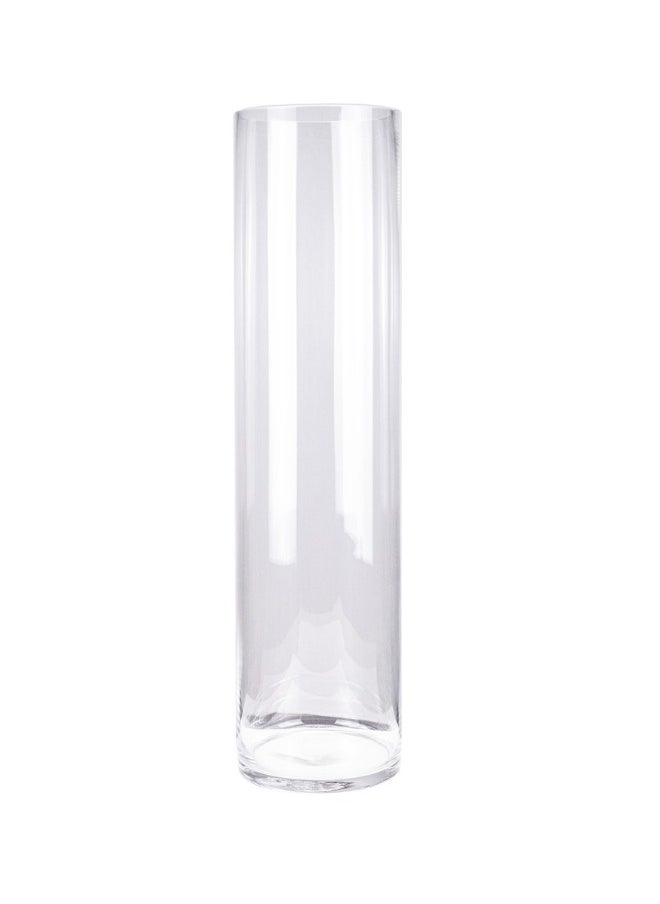 Gulf Flowers Clear Glass Cylinder Vase –  Elegant Transparent Flower Vase for Home, Office & Event Décor – D15cm x H60cm Ideal for Floral Arrangements, Weddings & Centerpieces 