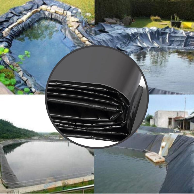 SINGHAL HDPE 200 Micron 8 ft x 8 ft Pond Liner Sheet Geomembrane Sheet - Image 4