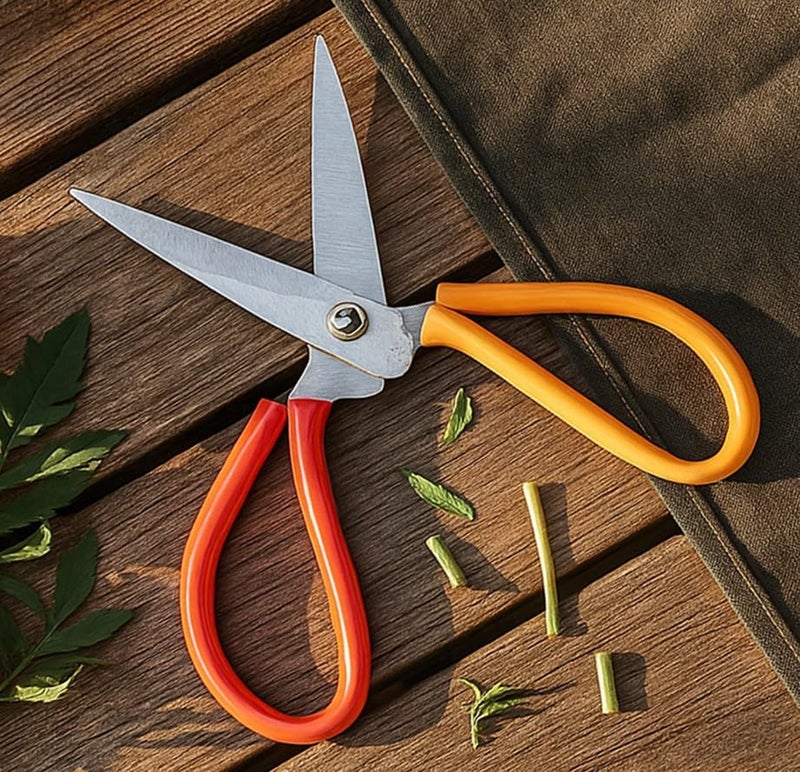 Ugaoo Straight Blade Cutter- D Handle (Garden Scissors) | Garden Plants Leaf & Flower Cutting Trimming Scissor - Image 1