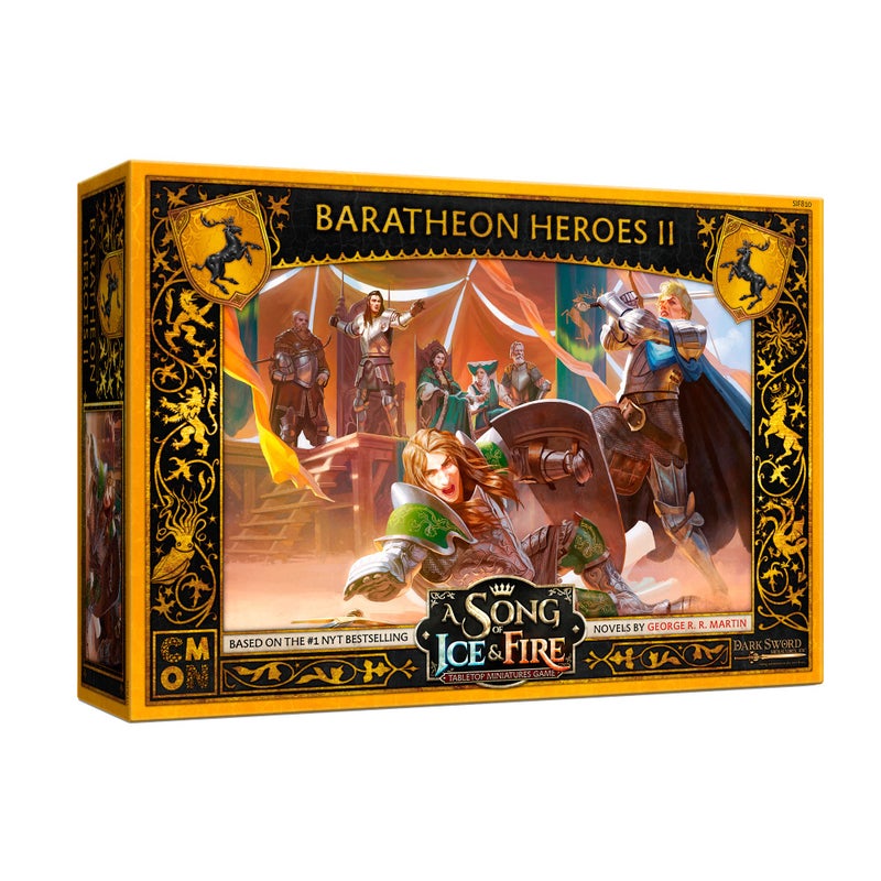 CMON A Song of Ice and Fire Tabletop Miniatures Baratheon Heroes II Box Set Leaders of The Stormlands Strategy Game for Teens and Adults Ages 14 2 Players 4560 Minute Playtime Made by CMON - Image 3