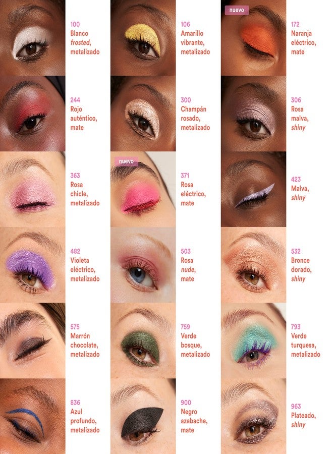 3INA The Cream Eyeshadow - 24-Hour Wear Waterproof Formula - Fast Drying, Highly Pigmented - Matte, Shimmer, Metallic Eyeshadow Singles - 306-0.1 oz - Image 5