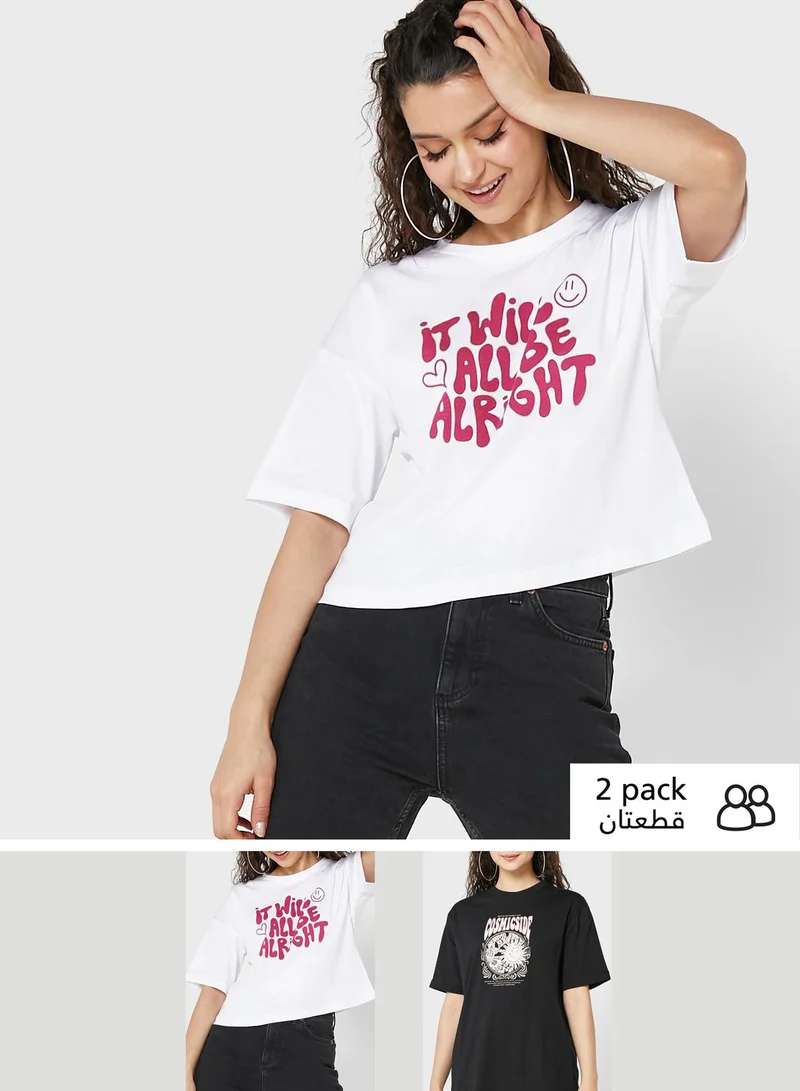 Ginger 2 Pack Graphic T-Shirt