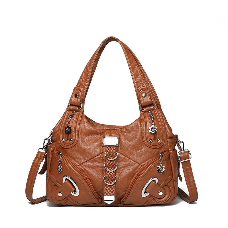 Women's PU Large Capacity Shoulder Tote Bag - Image 1