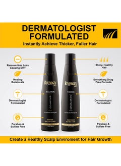 Revivogen Revivogen MD Bio-Cleansing Shampoo and Conditioner for Thinning Hair, DHT Blocker Shampoo, Hair Loss Shampoo, Shampoo Thinning Hair, Conditioner for Thinning Hair, Hair Loss Conditioner 12oz  - Image 2