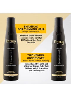 Revivogen Revivogen MD Bio-Cleansing Shampoo and Conditioner for Thinning Hair, DHT Blocker Shampoo, Hair Loss Shampoo, Shampoo Thinning Hair, Conditioner for Thinning Hair, Hair Loss Conditioner 12oz  - Image 5