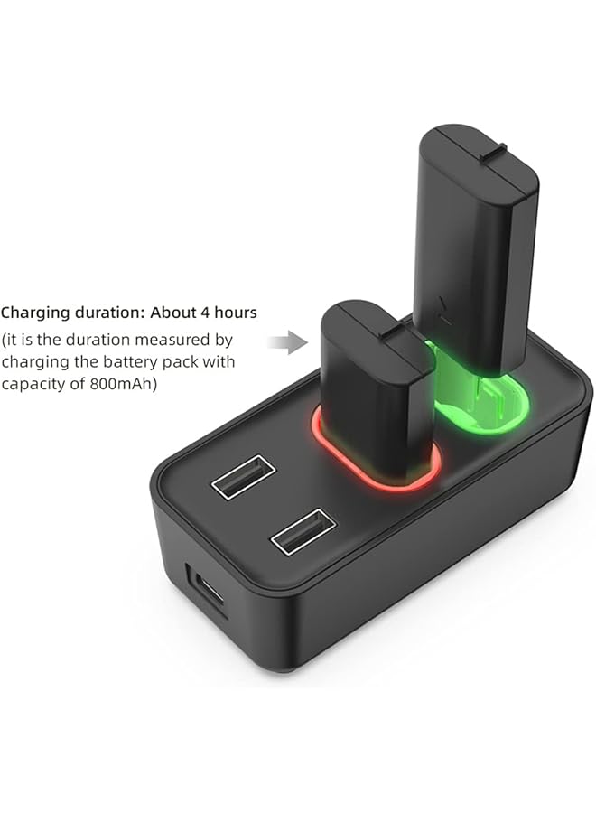 NALACAL Charger For Xbox Controller Battery Pack 2 X 800Mah Rechargeable Batteries Usb Charging Station For Xbox Series X Series S Xbox One Controllers Accessories Kit  - Image 5