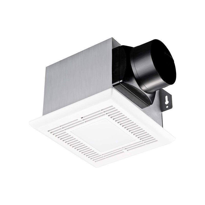Tech Drive Bathroom fan with light 80 CFM, 2.0Sone No Attic access Needed Installation,Very Quiet Ventilation and Exhaust Fan With LED light 4000K 600LM - Image 1