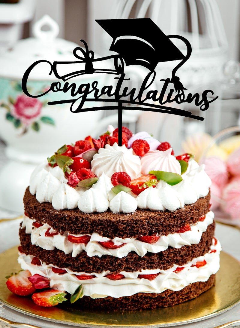 Congratulation Cake toppers, 2025 Graduation Party Cake Topper, Acrylic Material, Best for Graduation Celebrations, Graduation Party Decorations - Image 3