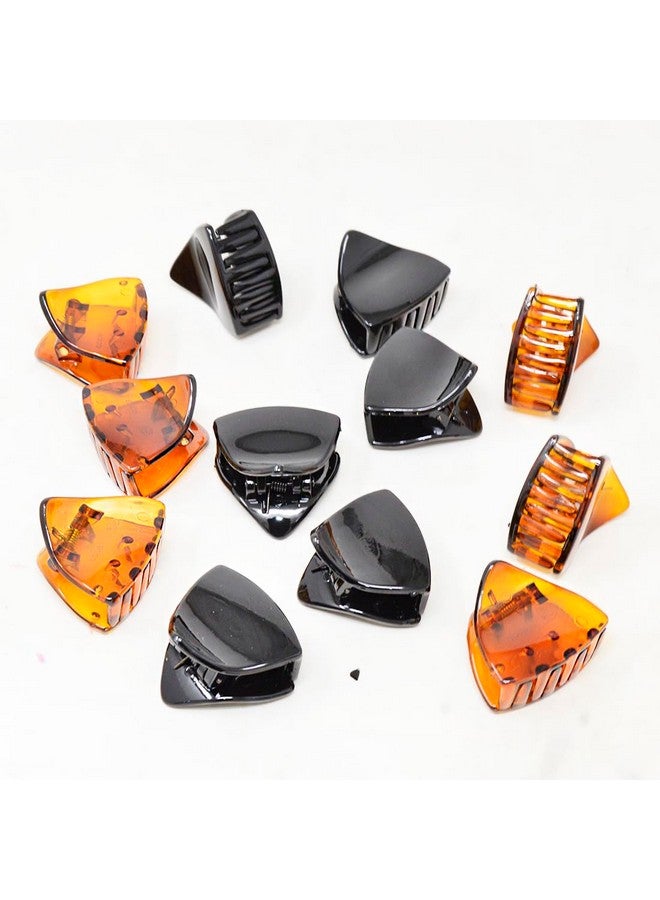 Adbeni Art Star Mini Hair Clutcher | Stylish and Durable Hair Claw | for All Hair Types | Secure Grip & Elegant Design | Random Color 4pc - Image 1