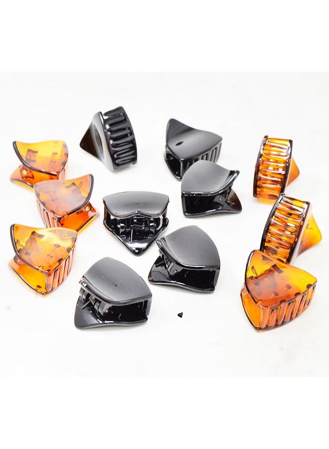 Adbeni Art Star Mini Hair Clutcher | Stylish and Durable Hair Claw | for All Hair Types | Secure Grip & Elegant Design | Random Color 4pc - Image 2