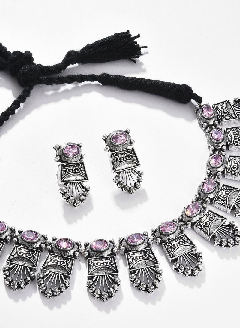 SOHI Contemporary Choker Artificial Necklace Jewellery - Image 3