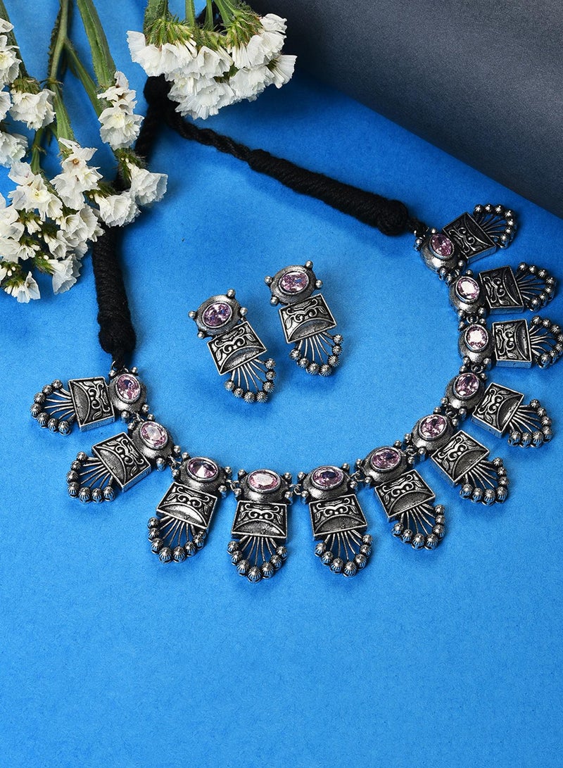 SOHI Contemporary Choker Artificial Necklace Jewellery - Image 2